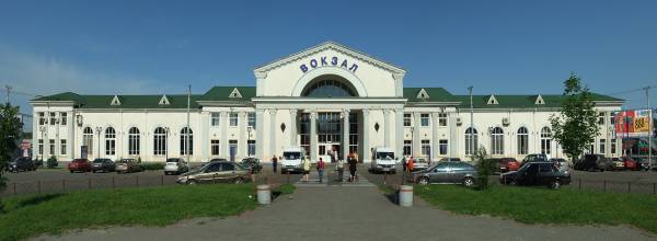Poltava-photo Полтава фото вокзал Київський літо 2009