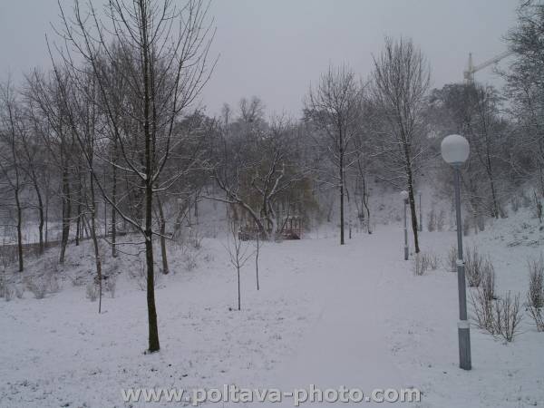 Полтава фото зима центр города