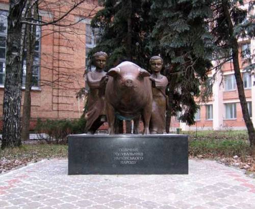 аграрная академия памятник свинье
