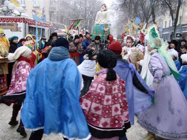 Полтавці святкували Масляну 2010 фото