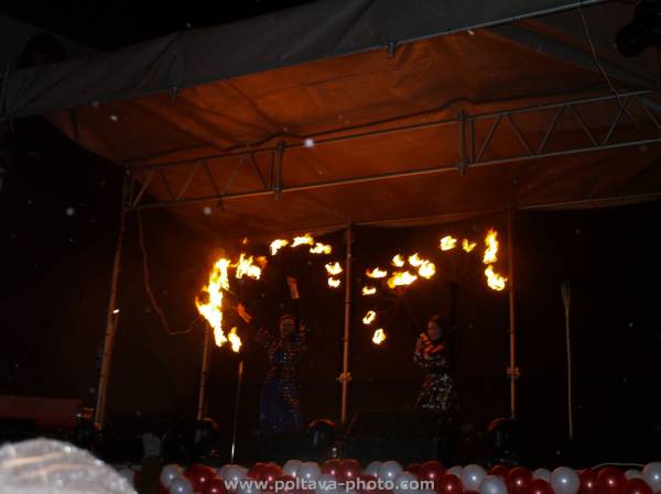 огняное fire шоу в Полтаве