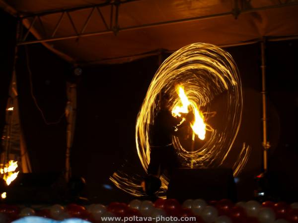 вогняна феєрія в Полтаві