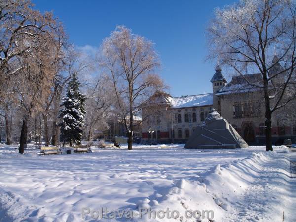 Петровський парк взимку