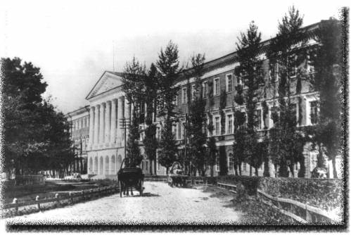 1909, корпусний парк, кадецкий корпус, старое фото
