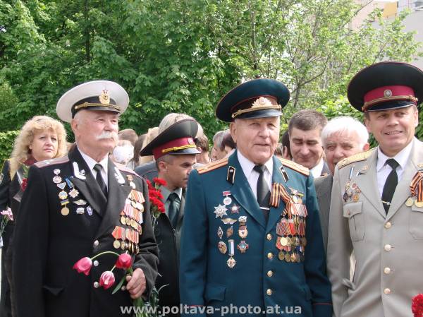 Полтава, день Перемоги, ветерани