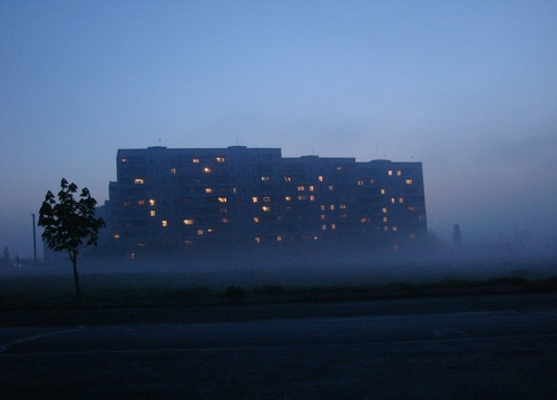 Полтава фото туман сади-2 вечер