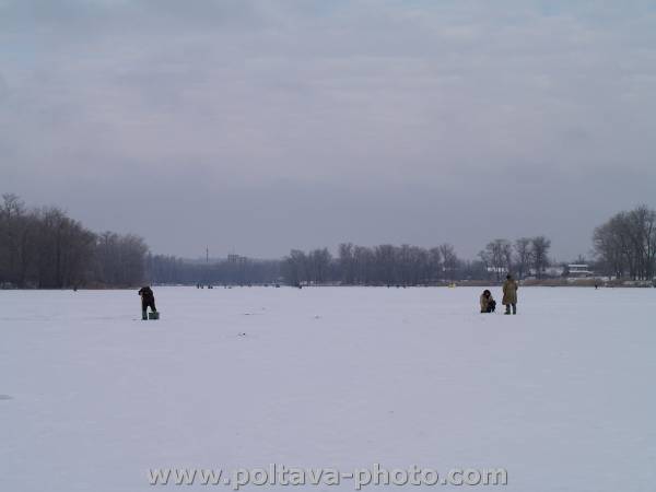 зимняя рібалка на Ворскле