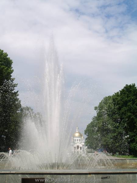 Фонтан в парке Победы, Полтава