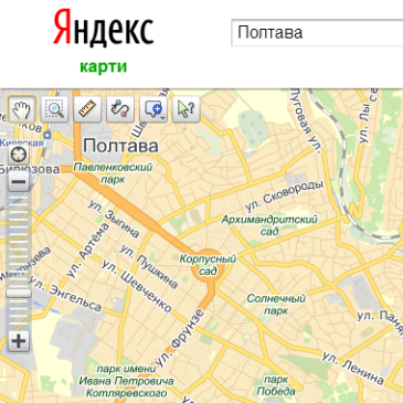 карта Яндекса